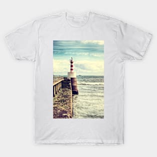 Amble Pier Lighthouse T-Shirt